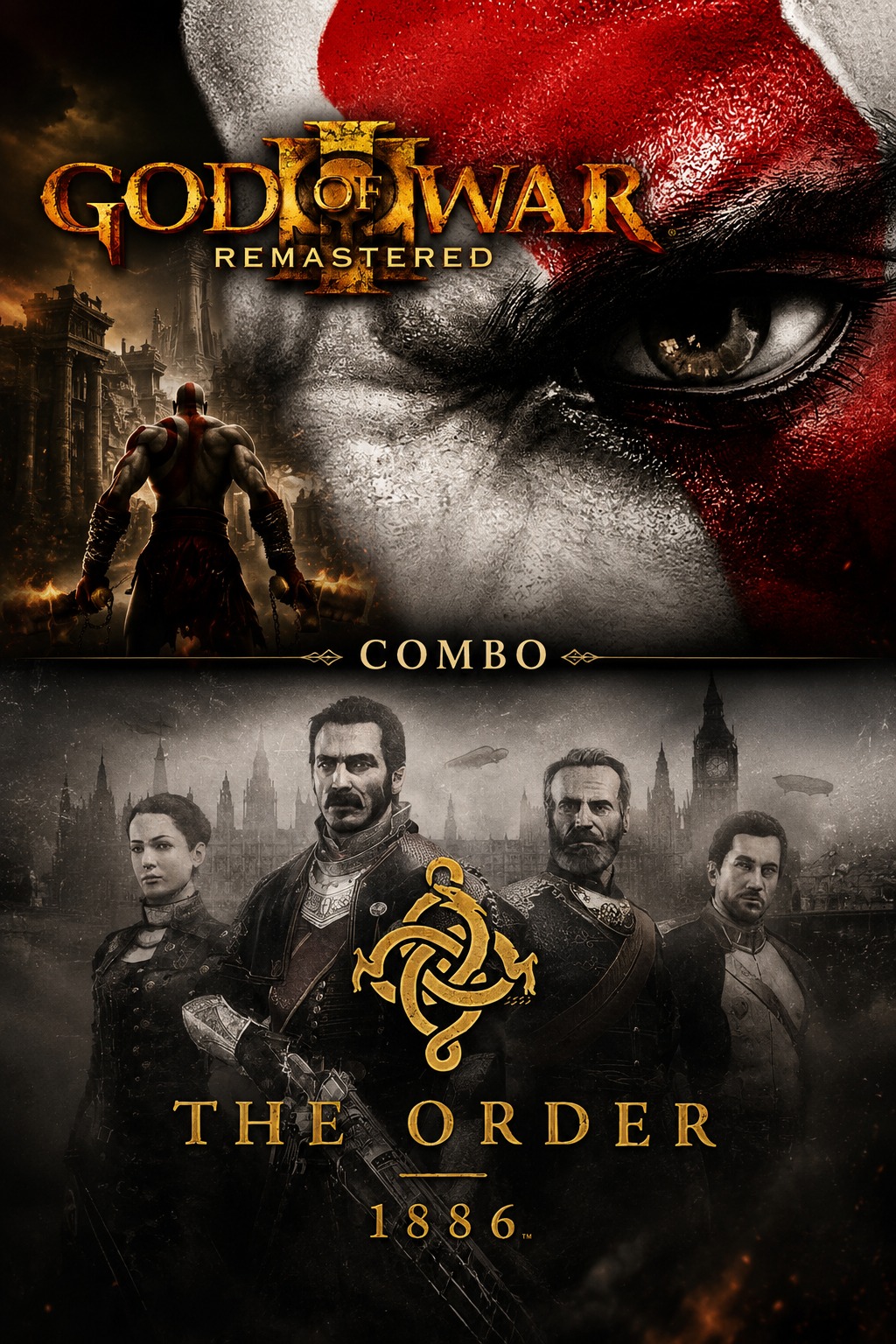Combo: God of War 3 Remastered + The Order 1886